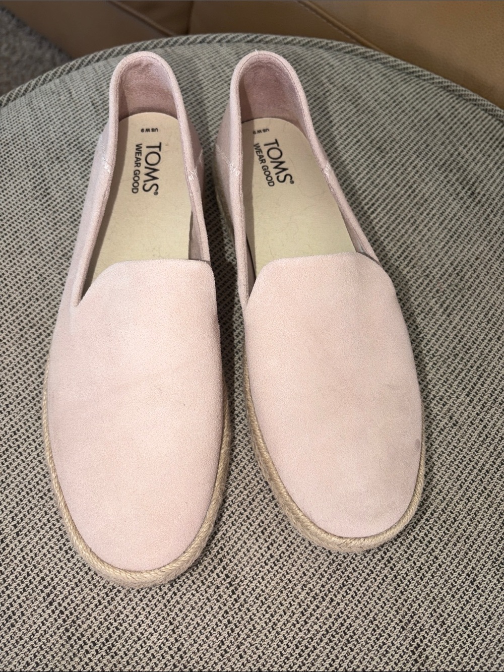 Toms Women's Light Pink Slip-On Espadrilles